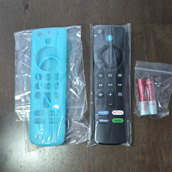 Replacement Voice Remote Fire TV 2nd/3rd/Lite/4K With Silicone Cover/Batteries - Picture 1 of 1